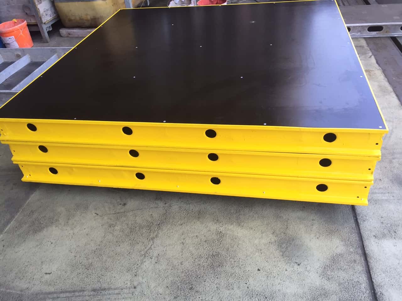 Hünnebeck Topec jaune avec peau de coque en bois – Image 5