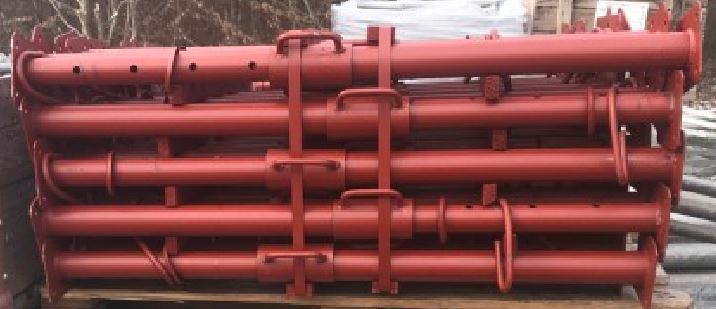 Soportes de ventana pintados