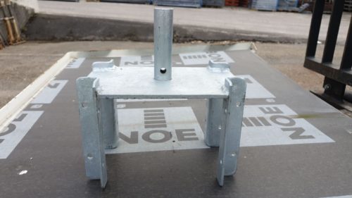 Cabezales de cuatro vías para vigas de madera