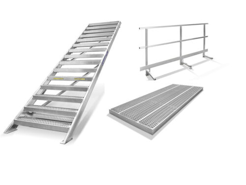 Escaleras de contenedores