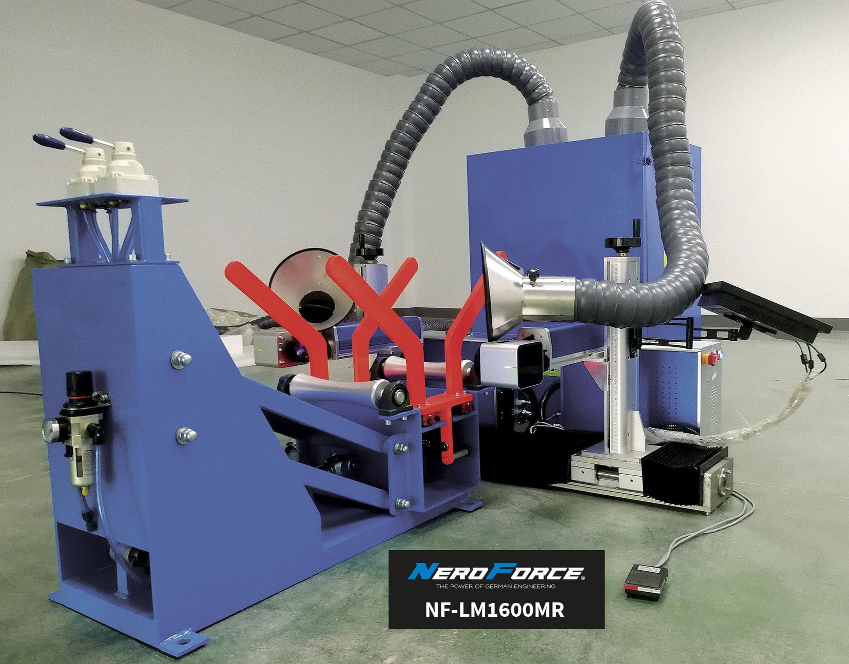 Laser marking system for tyres