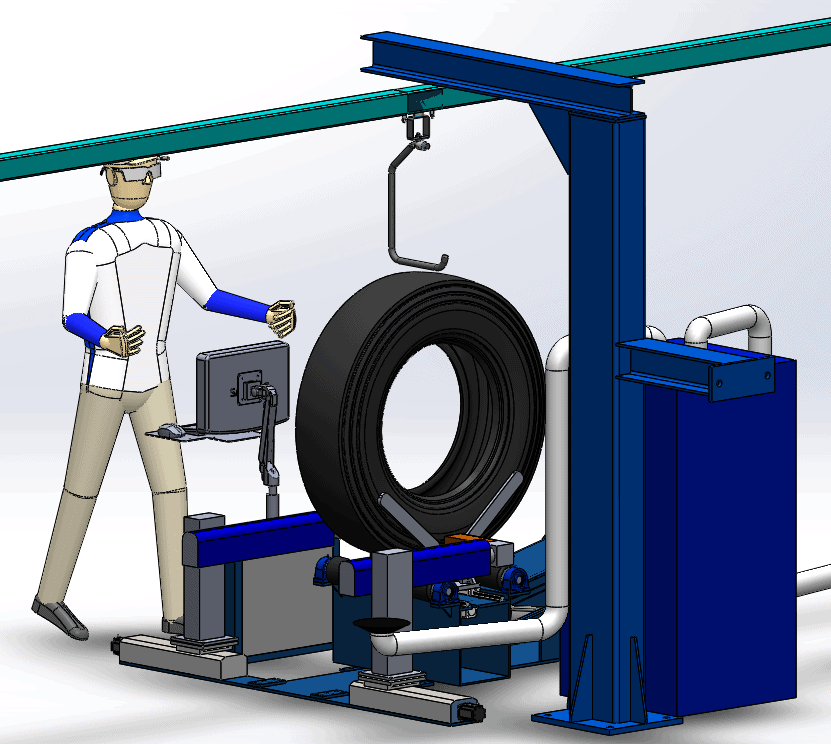 Laserbeschriftungsanlage für Reifen – Bild 5
