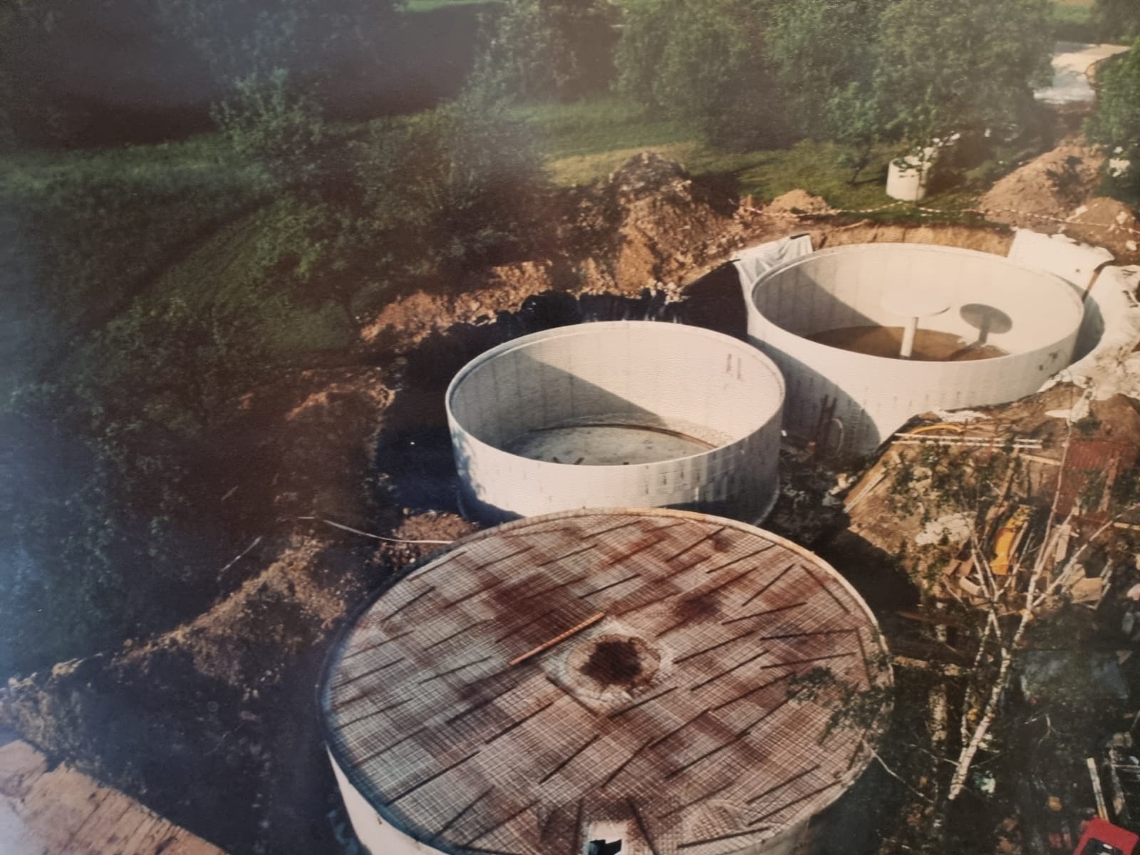 Coffrage circulaire spécialement conçu pour la construction de réservoirs