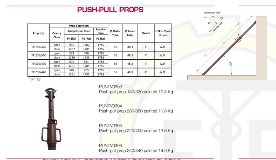 Puntal inclinado 3,20 m - Imagen 2