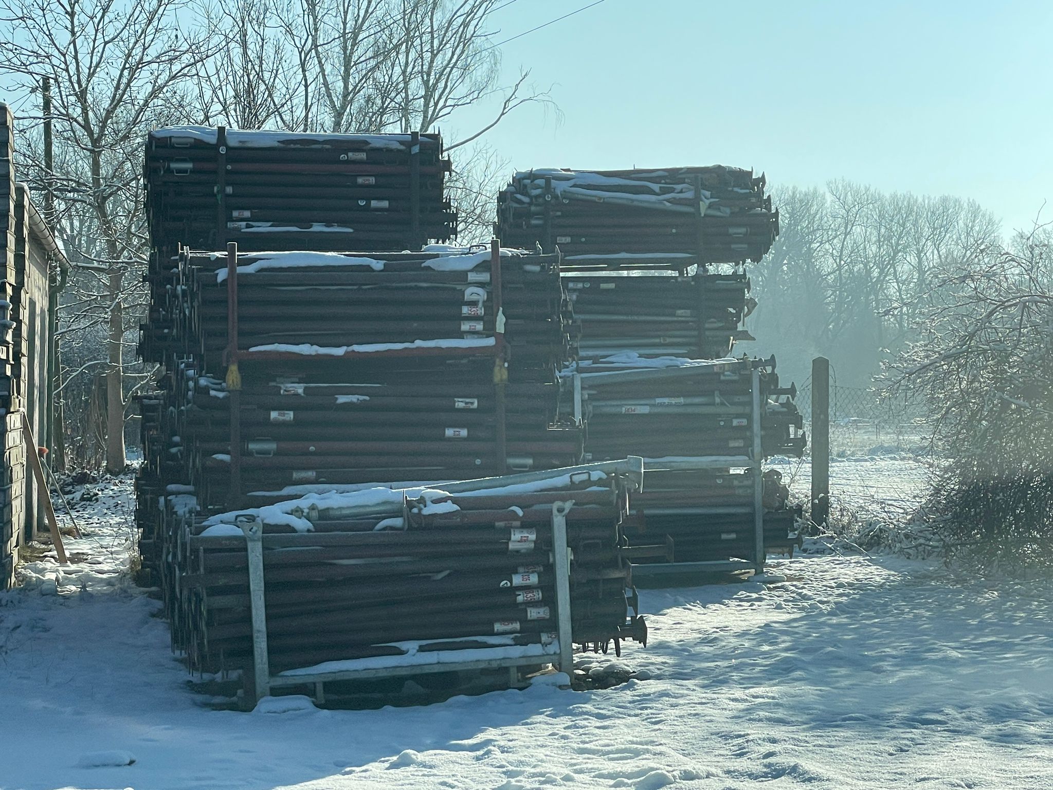 окрашенные стойки 3,50 м + 4,00 м — изображение 3