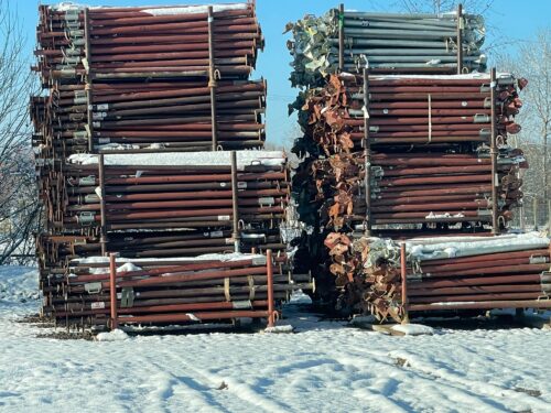 montantes pintados 3,50m + 4,00m