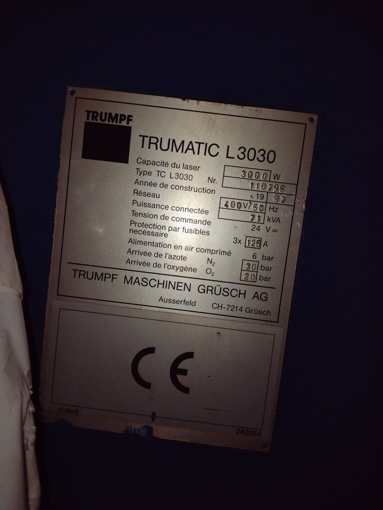 Láser Trumatic L3030 de Trumpf - Imagen 13