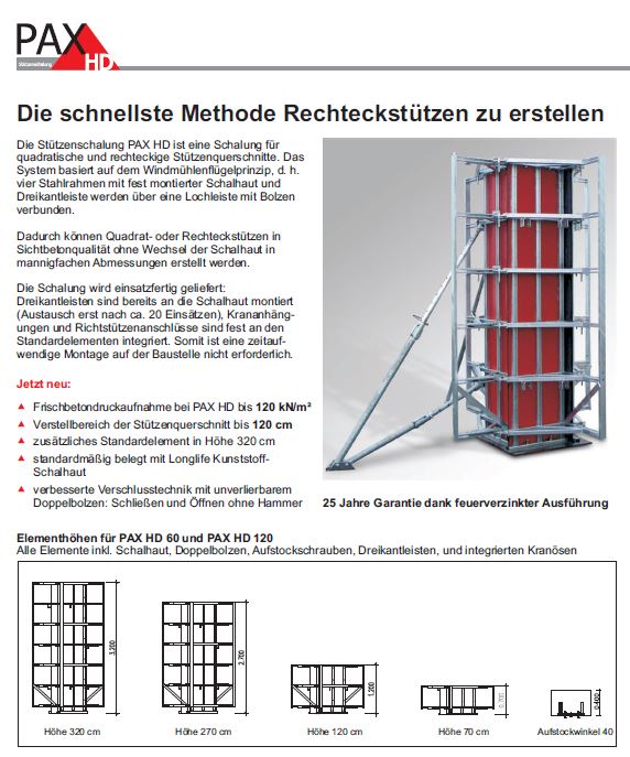 Pax HD Stützenschalung – Bild 5