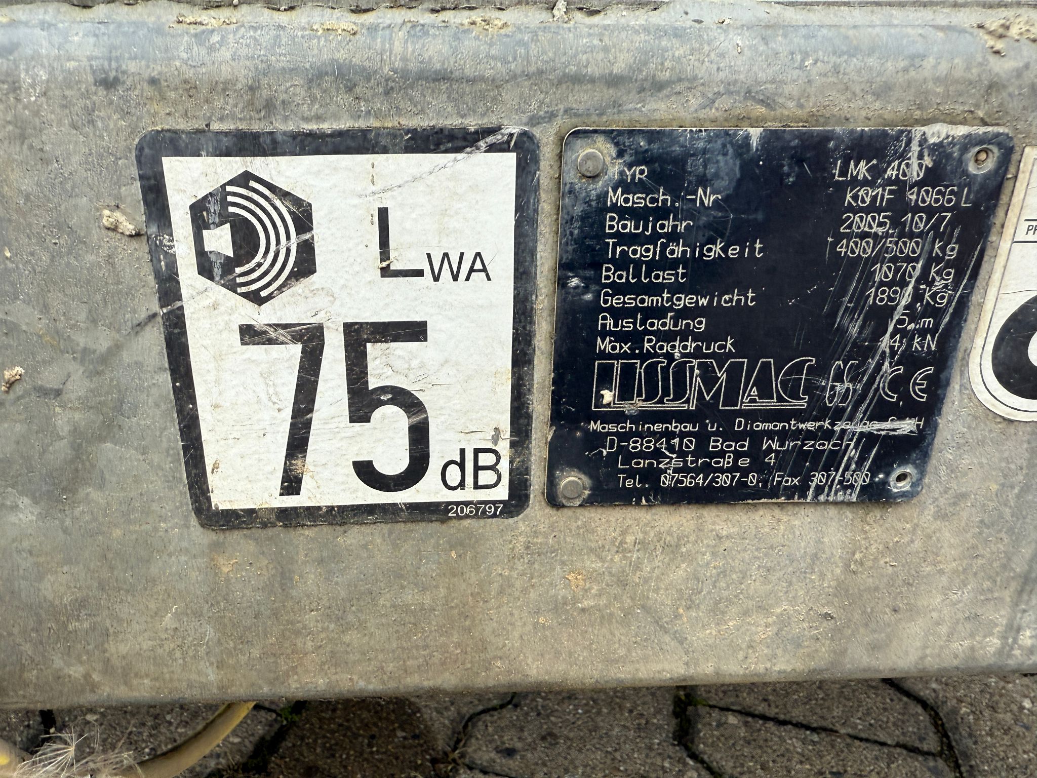 Lissmac LMK 400 Minikran – Bild 2