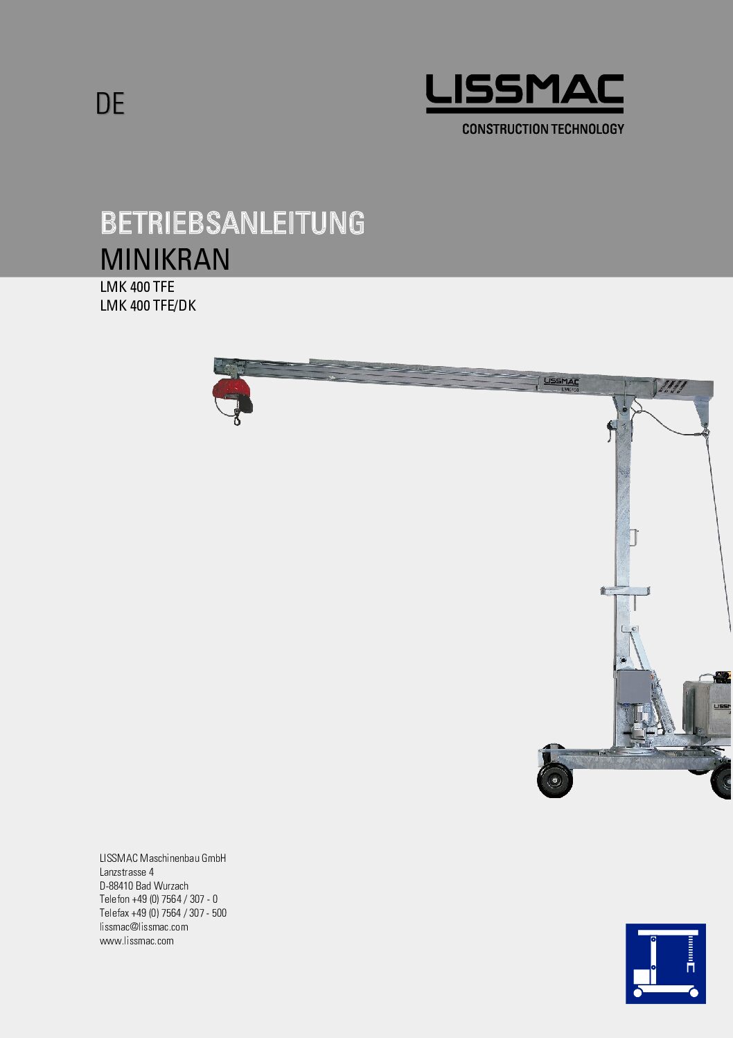 Mini-grue Lissmac LMK 400 – Image 7
